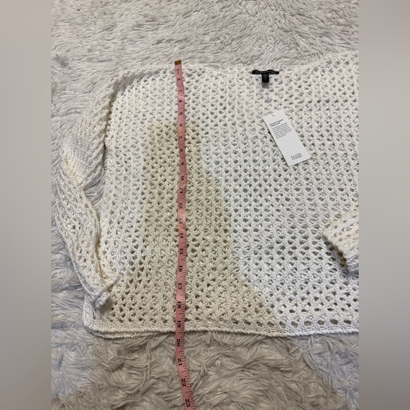 Eileen Fisher Peruvian Organic Cotton Cord Bateau Neck Top - Picture 9 of 14